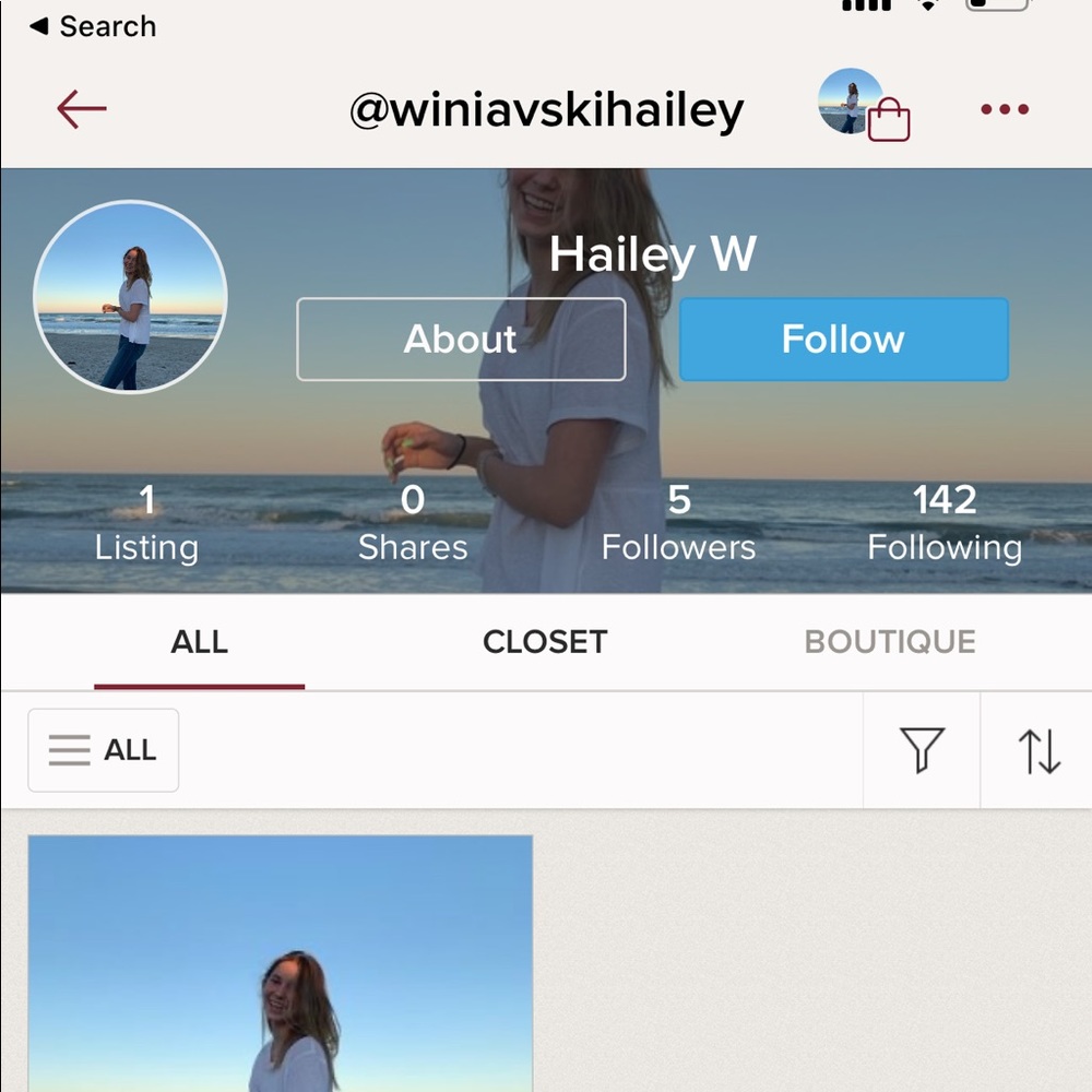 FOLLOW MY NEW POSH MARK ACCOUNT